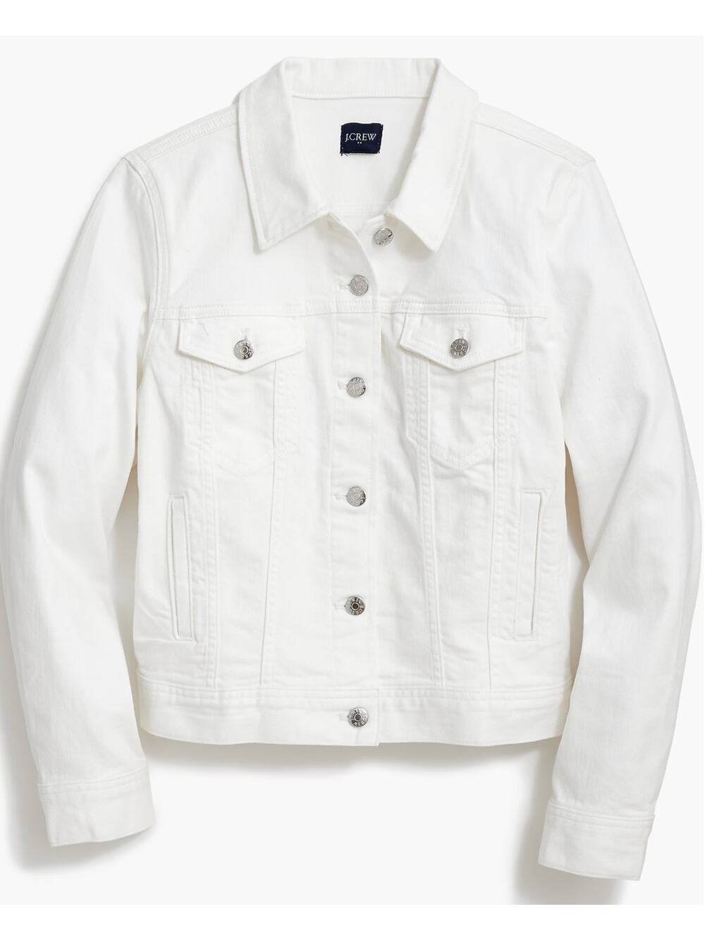 J.Crew Factory | NWT White Denim Jacket Classic Jean Jacket | Sz XS